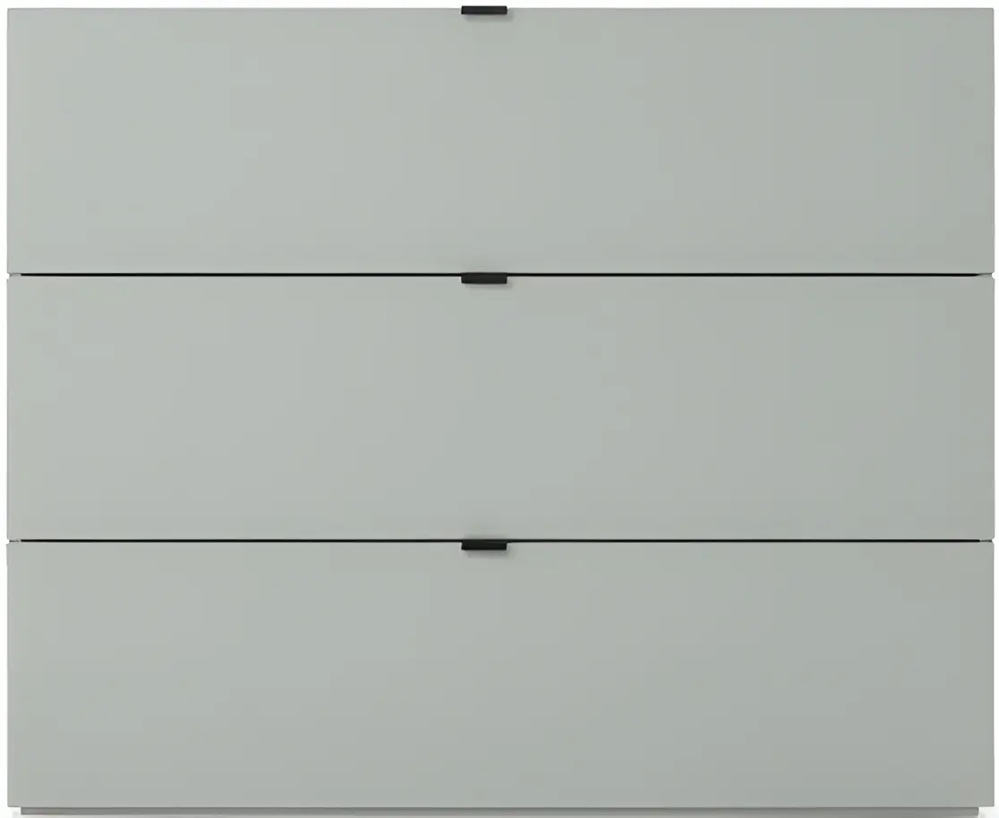 Comoda Fabrik Home Hardy 3 sertare (White Ash/Light Grey) - 2