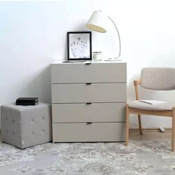 Comoda Fabrik Home Hardy 4S (White/Gray Matt Light)