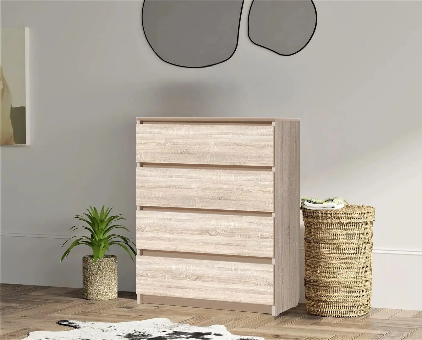 Comoda Fabrik Home Havana 4 (Sonoma Oak)