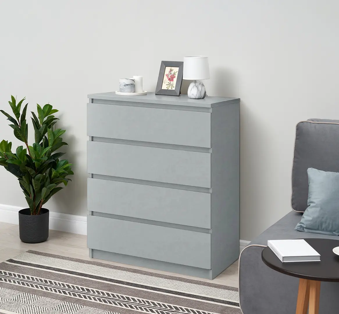 Комод Fabrik Home Havana 4S 80x103x39 (Серый)