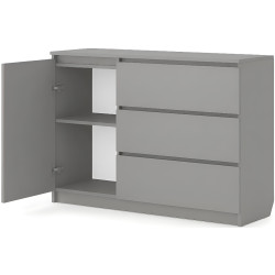 Tumba Fabrik Home Havana 3S1D (Grey) Thumb
