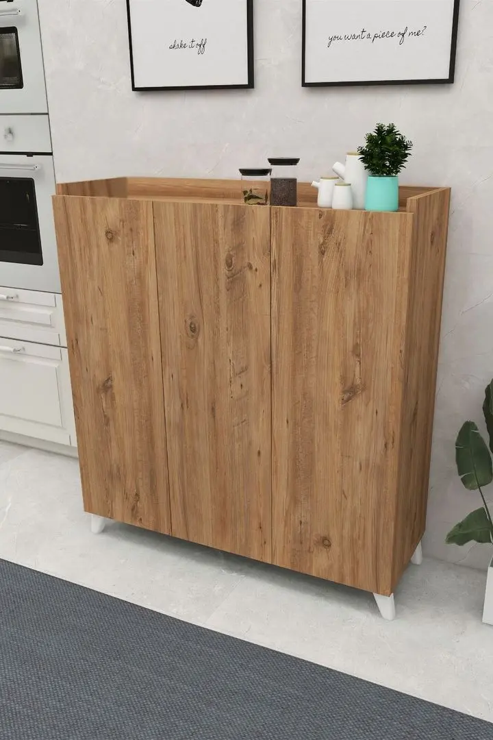 Tumba Bofigo Multifunctional Cabinet With 3 Doors (Pine)