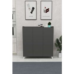 Tumba Fabulous Multifunctional Cabinet With 3 Doors (Anthracite) Thumb