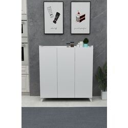 Тумба Bofigo Multifunctional Cabinet With 3 Doors (White) Thumb