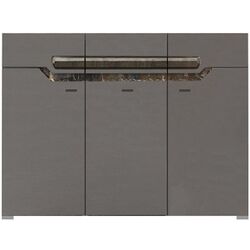 Тумба Fadome Davos D/12 (Dark Walnut/Gray Gloss) Thumb