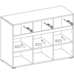 Тумба Fadome Davos D/12 (Dark Walnut/Gray Gloss) Thumb