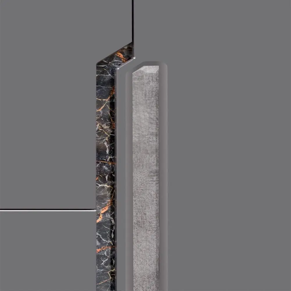 Tumba Fadome Davos D/15 (Dark Walnut/Gray Gloss)