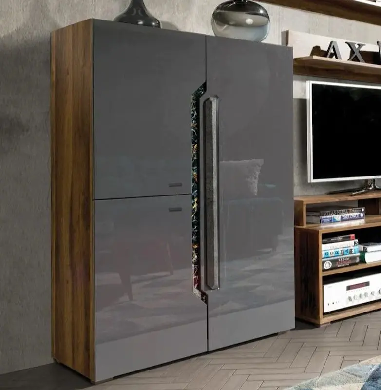 Tumba Fadome Davos D/15 (Dark Walnut/Gray Gloss)