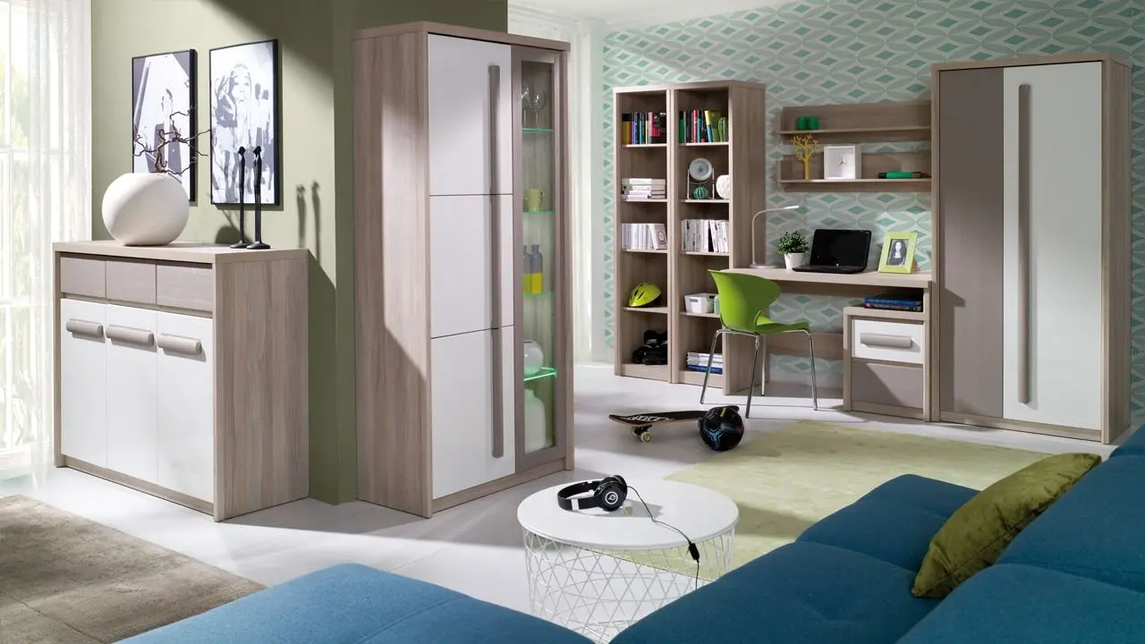 Tumba Fadome Rom12 (Ash/White Gloss/Gray Matt)