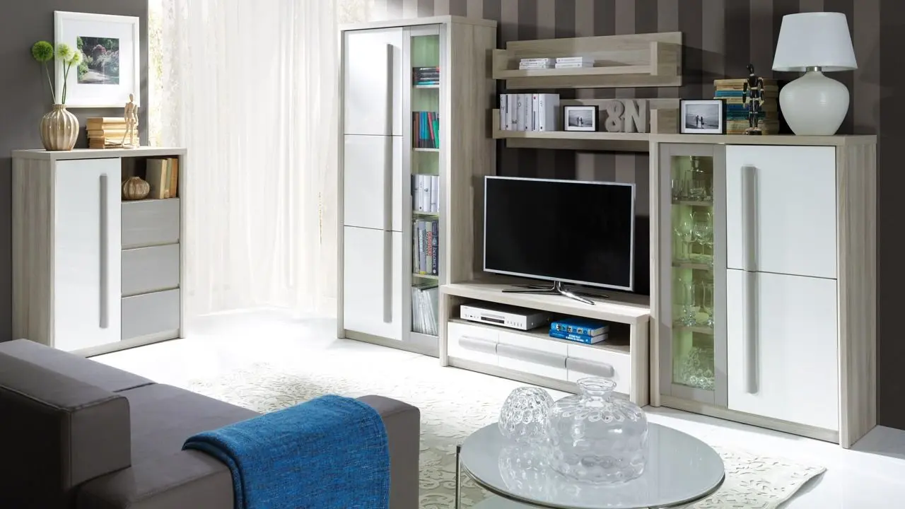 Tumba Yasen Rom8 (Ash/White Gloss/Gray Matt)