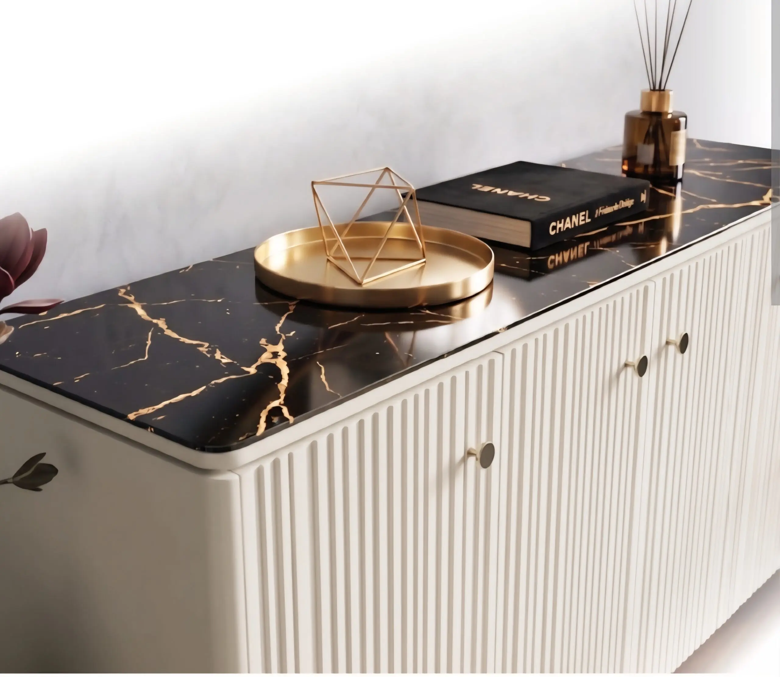 Тумба Fadome SR8 (Cashmere/Black Marble) - 3