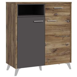 Tumba Fortuna Monica 94.5x105.8x42.8 (Flagstaff Oak/Grey) Thumb