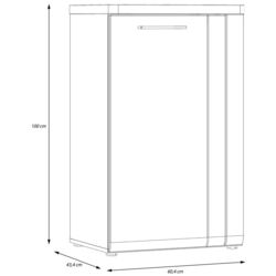 Tumba Fortuna Tudor 60.4x100x43.4 (White/Artisan Oak/White Gloss) Thumb
