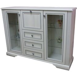 Тумба Gerbor White 2W3S1B (Ясень Снежный/Сосна Серебренная) Thumb