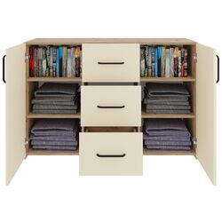 Tumba Haaus Malmo 2D3SZ 120x80 cm (Clay/Artisan Oak) Thumb