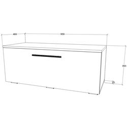 Tumba Haaus Kos 1D 95x40 (Anthracite/Artisan Oak) Thumb