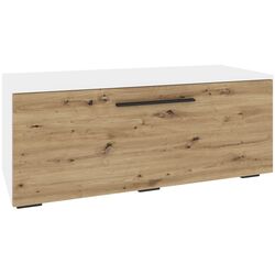 Тумба Haaus Kos 1D 95x40 cm (White/Artisan Oak) Thumb