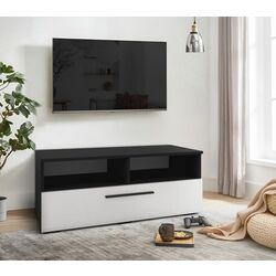 Тумба Haaus Kos 95x40 cm (Black/White Gloss)