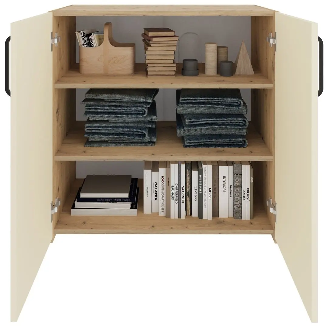 Tumba Haaus Malmo 2D 81x42 cm (Clay/Artisan Oak)