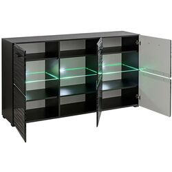 Comoda Halmar Blade 4 KOM SB (Black/Sahara Gloss) Thumb