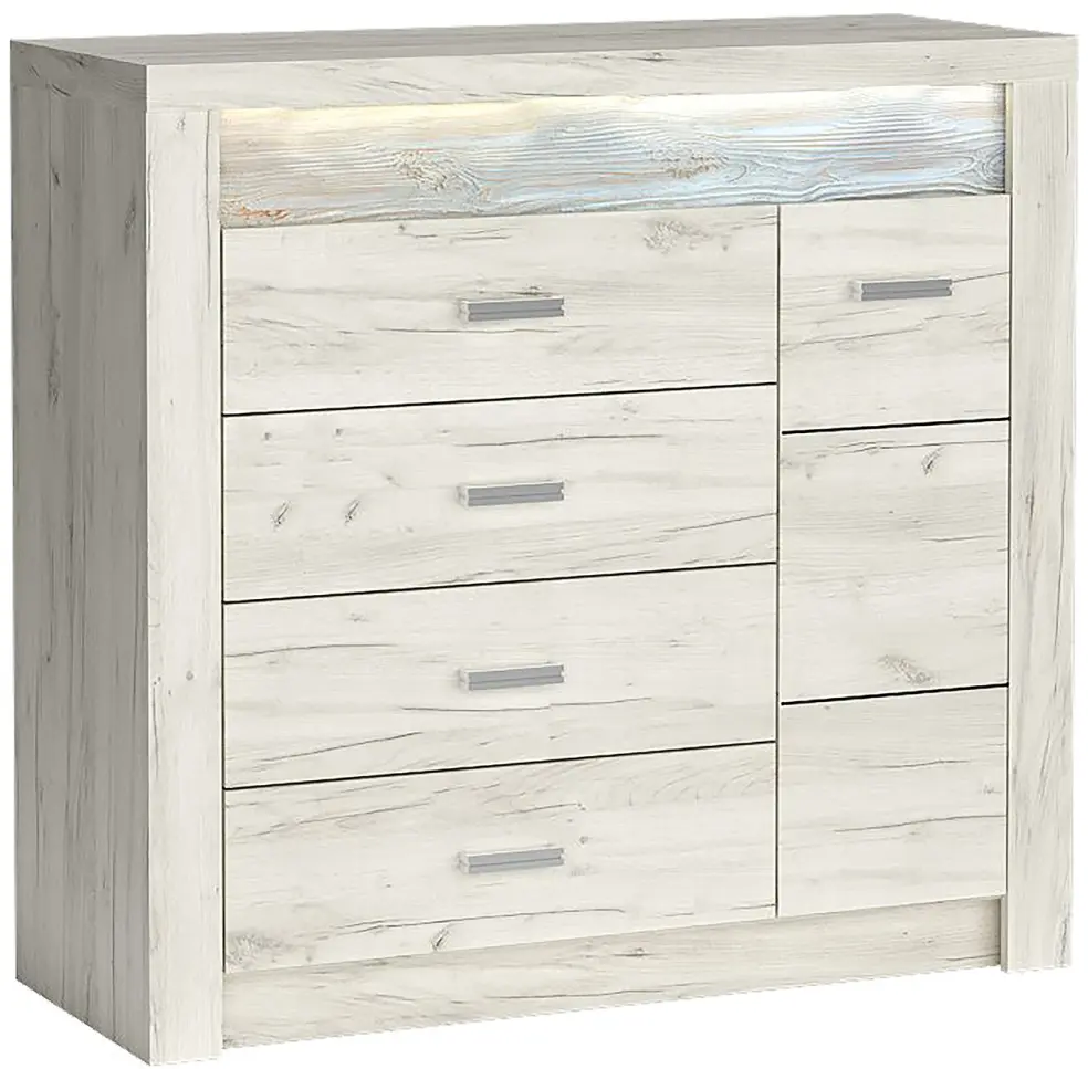 Комод Halmar Indianapolis I-17 (Craft Oak White) - 2