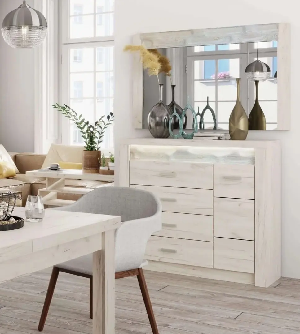Комод Halmar Indianapolis I-17 (Craft Oak White)