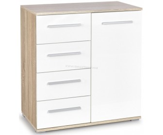 Tumba Halmar Lima KM-2 (Sonoma Oak/White)