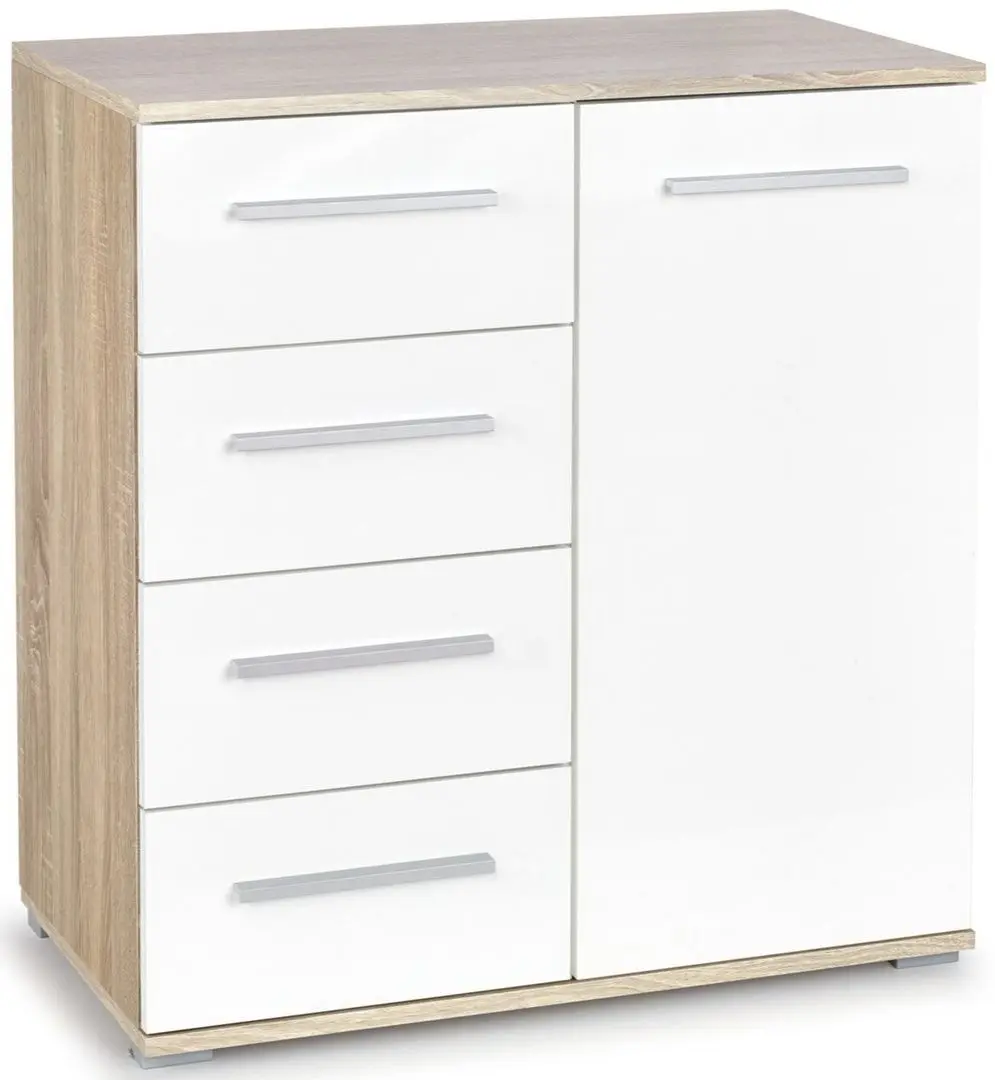 Tumba Halmar Lima KM-2 (Sonoma Oak/White)