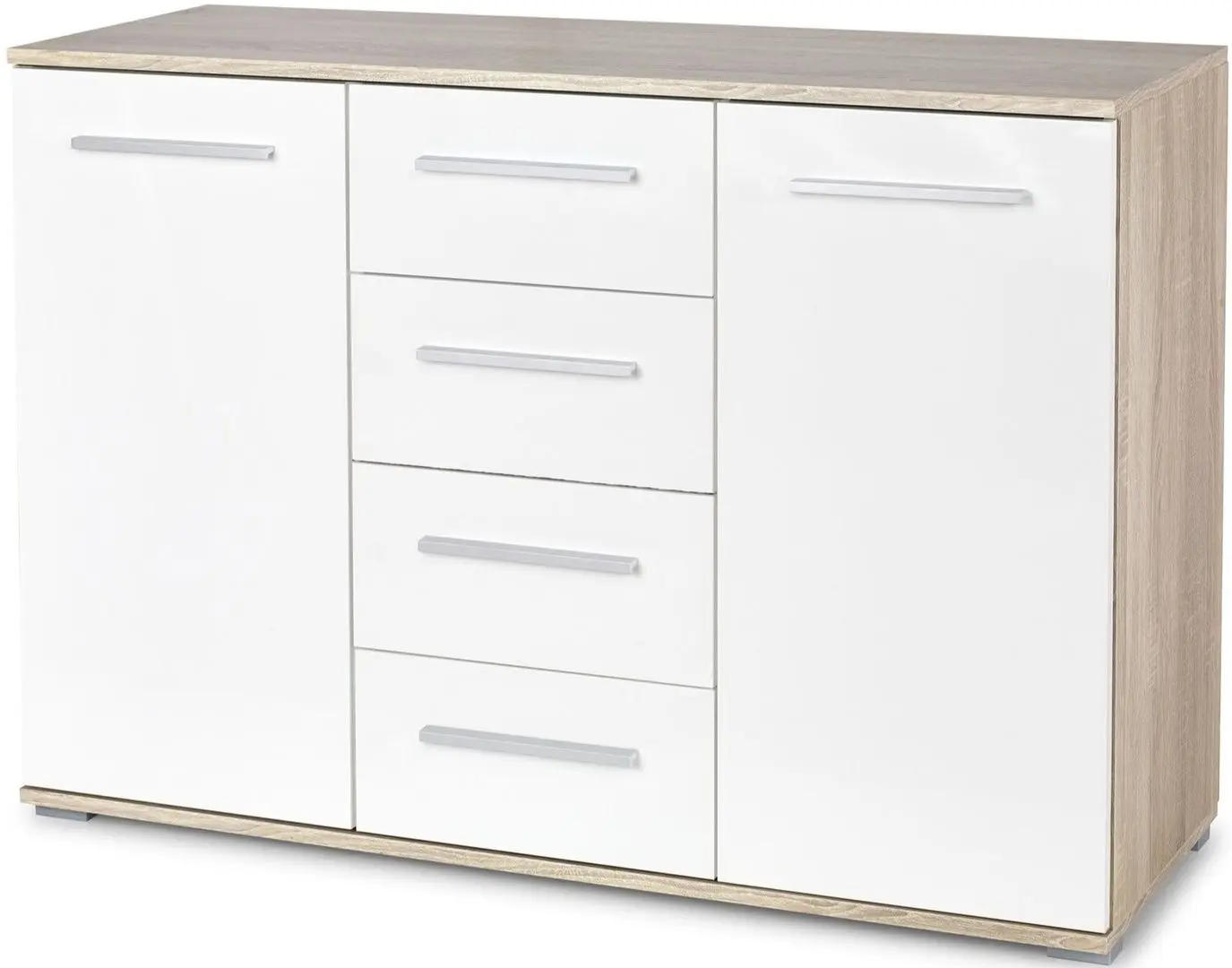 Tumba Halmar Lima KM-4 (Sonoma Oak/White)