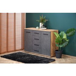 Тумба Halmar Lima KM-4 (Wotan Oak/Gray) Thumb