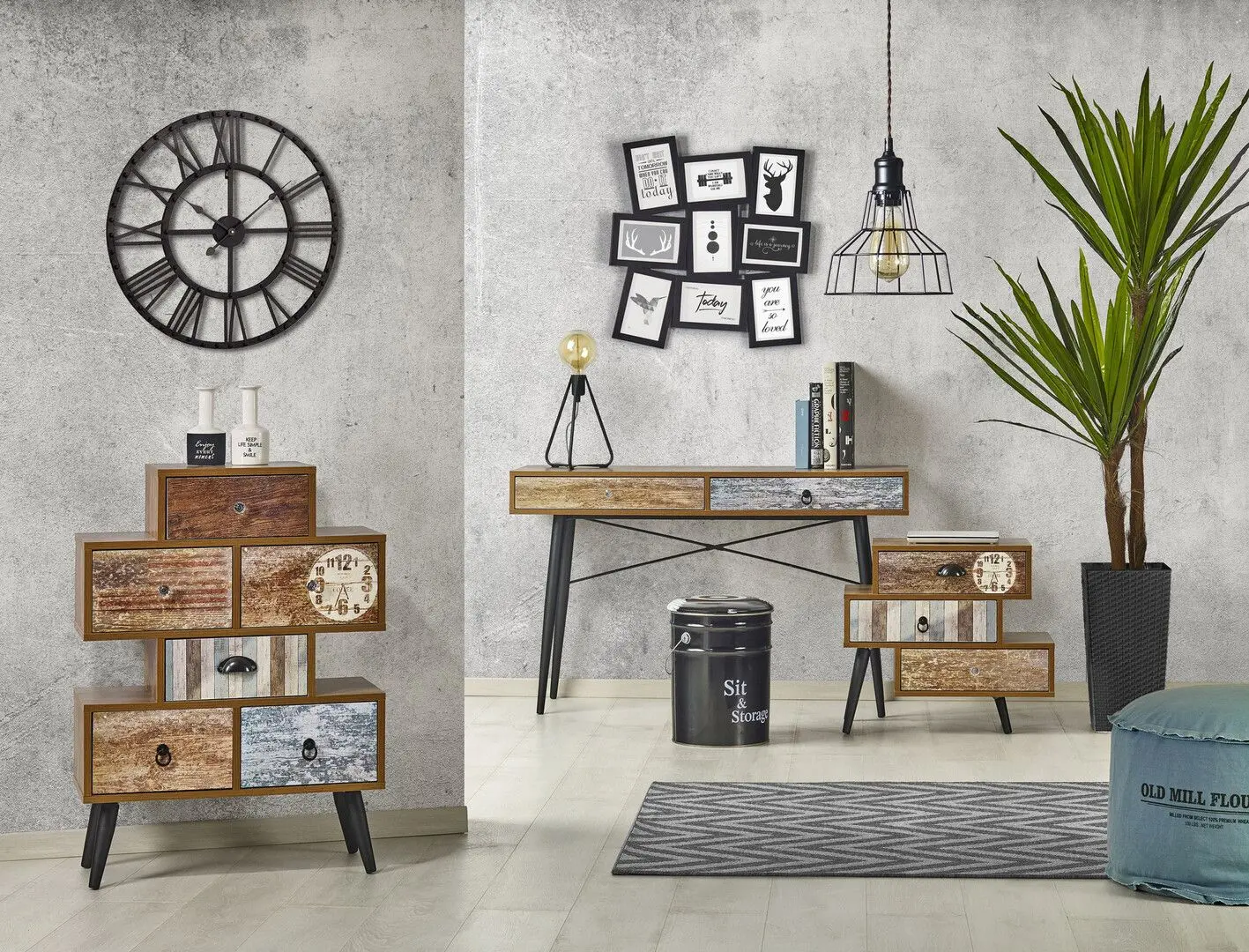 Comoda Halmar Mezo KM2 (Multicolor)