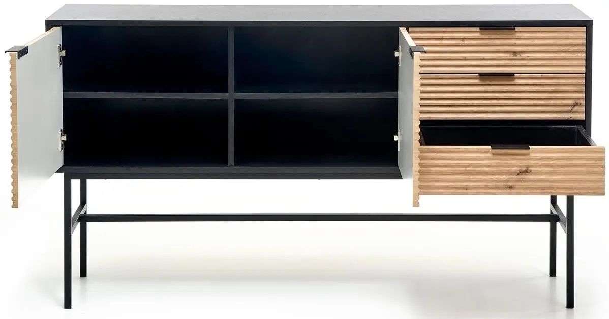 Tumba Halmar Murano KM-1 (Artisan Oak/Black)