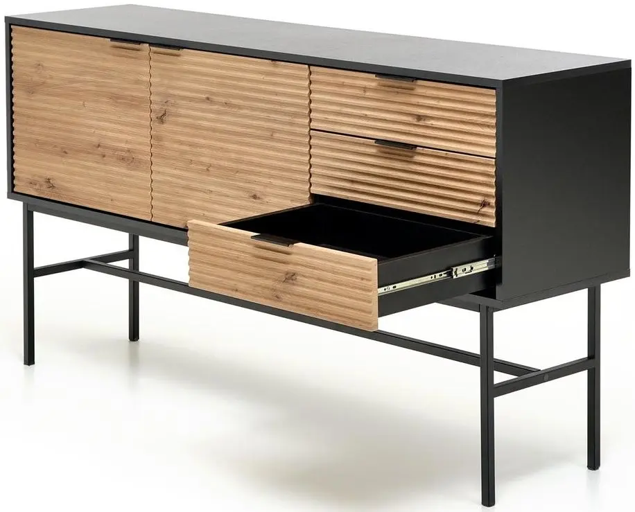 Tumba Halmar Murano KM-1 (Artisan Oak/Black)