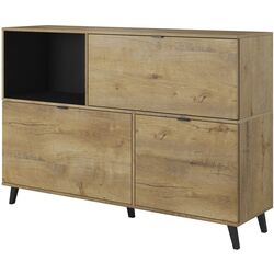 Тумба Halmar Nest KM-1 (Lefkas Oak/Black)