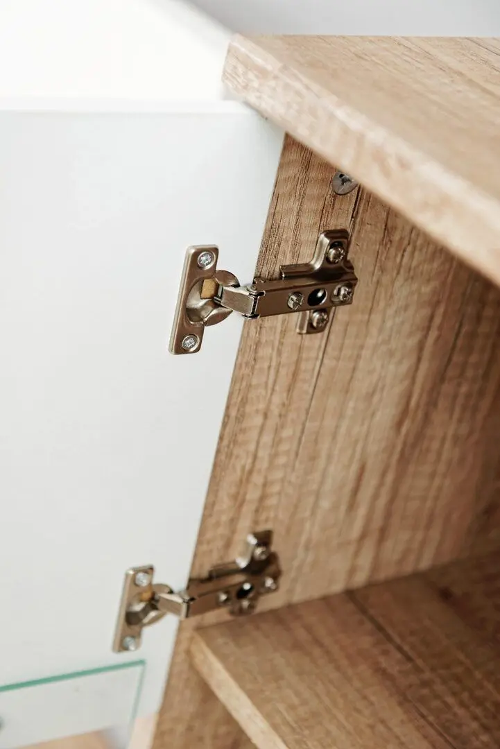 Comoda Halmar Saala (Monument Oak Matt/White Gloss)