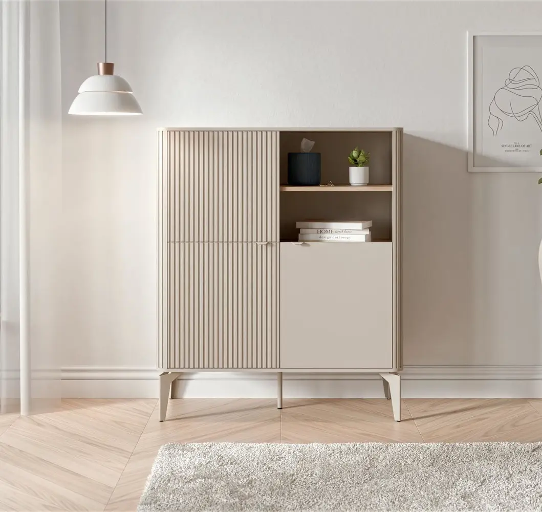 Tumba Halmar Beluci KM-2 (Cashmere/Cremona Oak)