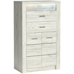 Тумба Halmar Indianapolis I-6 (Craft Oak White)