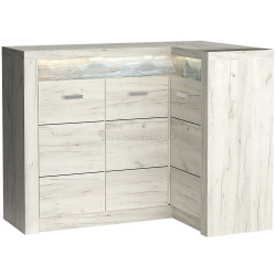 Тумба Halmar Indianapolis KAT I-15 Right (Craft Oak White)