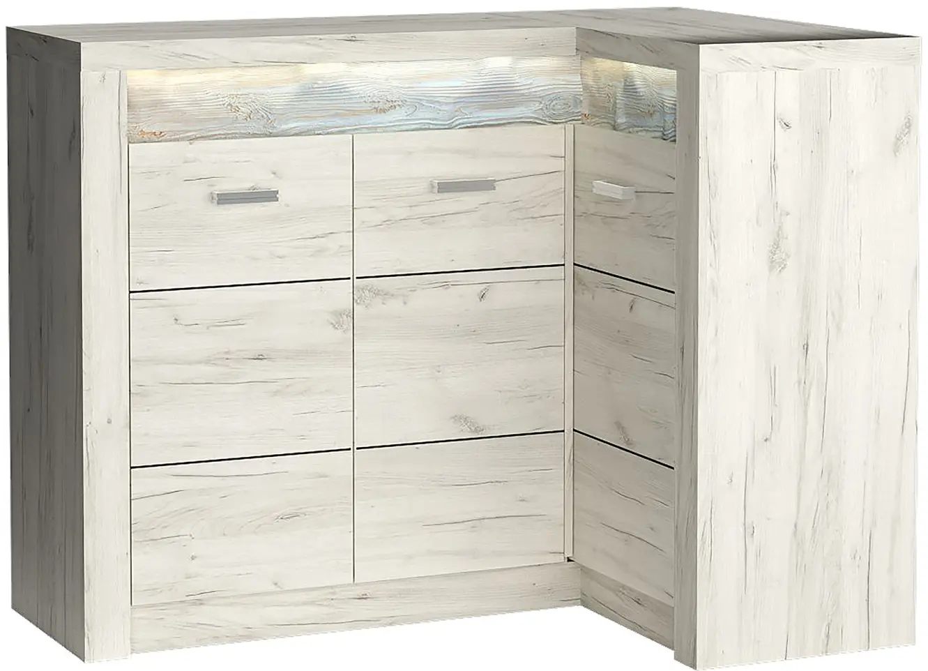 Тумба Halmar Indianapolis KAT I-15 Right (Craft Oak White)