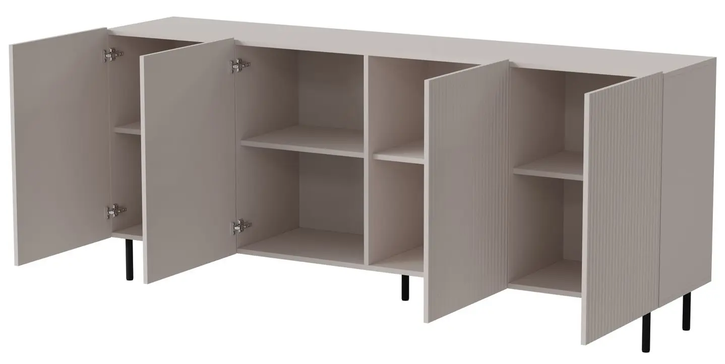 Тумба Halmar Paxos KM-2 (Cashmere/Black)