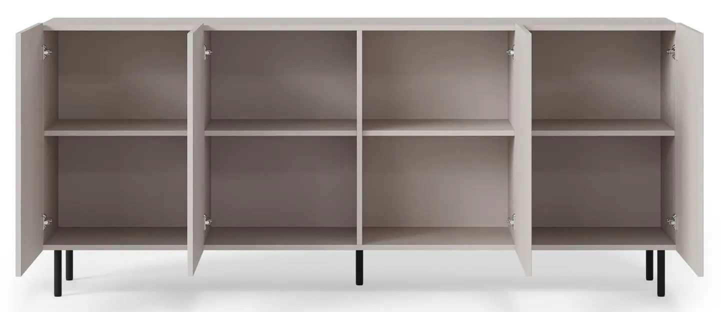 Тумба Halmar Paxos KM-2 (Cashmere/Black)