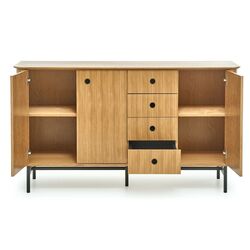 Тумба Halmar Smart KM-1 (Natural Oak/Black) Thumb