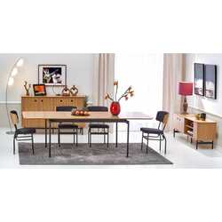 Тумба Halmar Smart KM-1 (Natural Oak/Black) Thumb