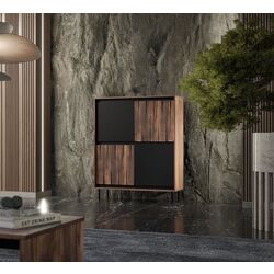 Tumba Halmar Swing KM-2 (Walnut/Black)