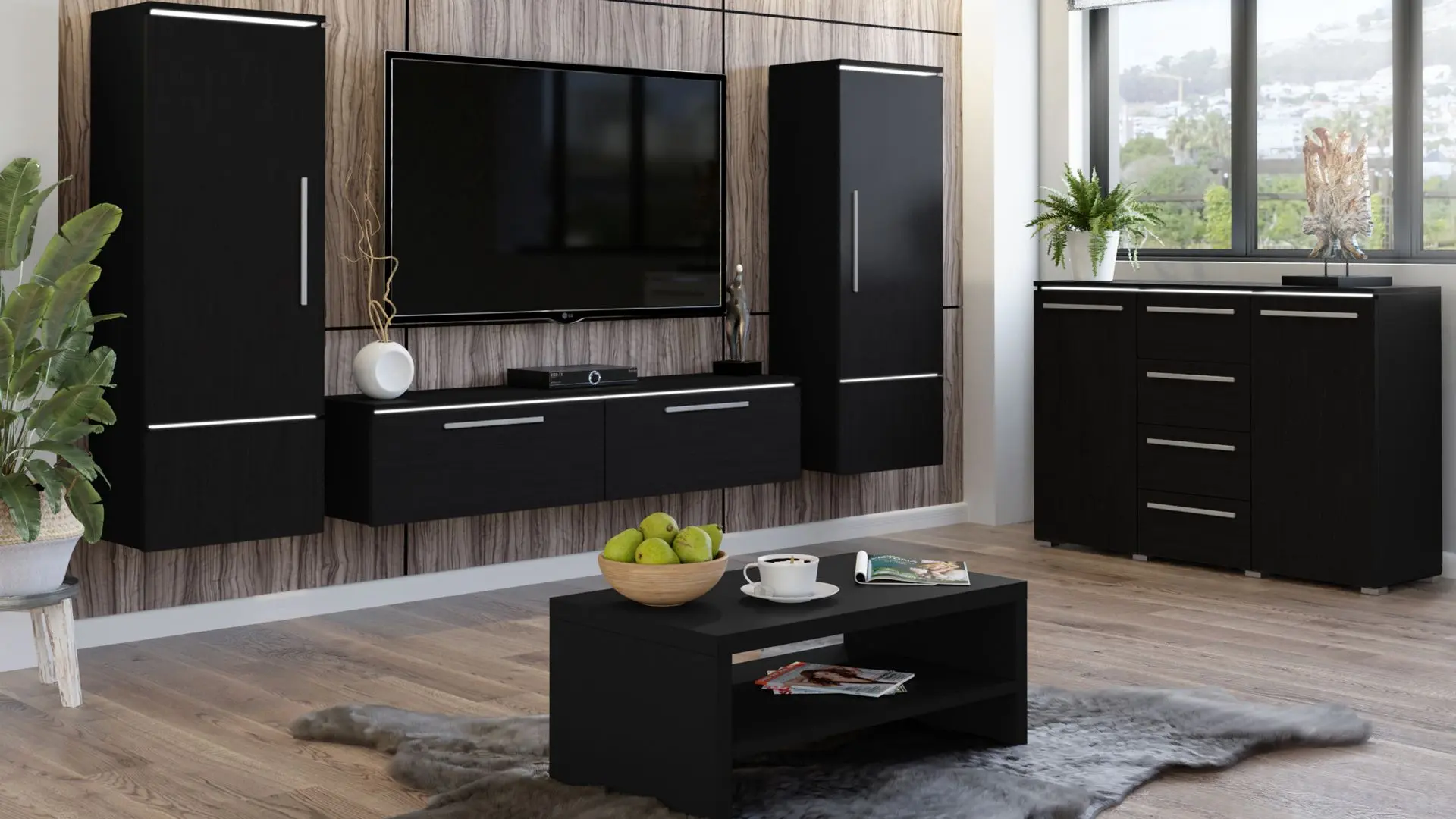 Tumba Helvetia Amber №26 (Alpin Oak/Black) - 4