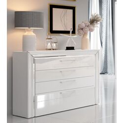 Comoda Helvetia Arno №45 4S (White Gloss/Silver) Thumb