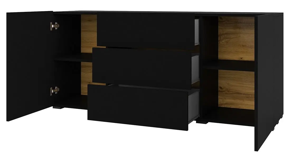 Tumba Helvetia Ava №26 2D3S (Black/Wotan Oak)