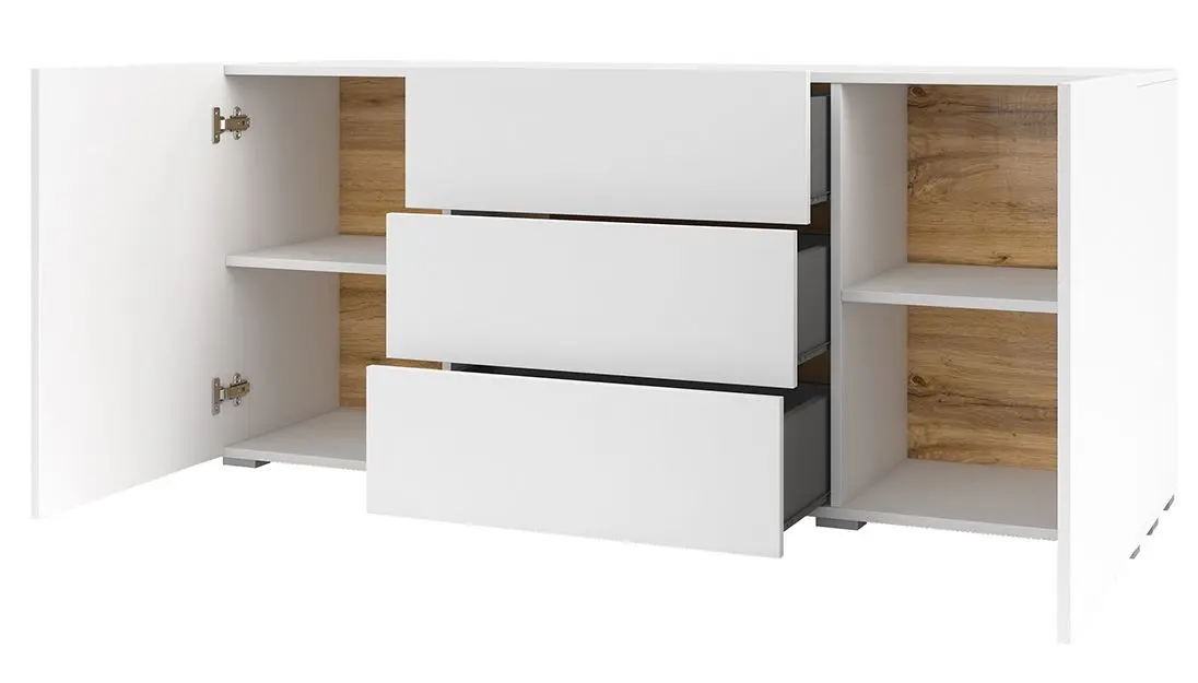 Tumba Helvetia Ava №26 2D3S (White/Wotan Oak)