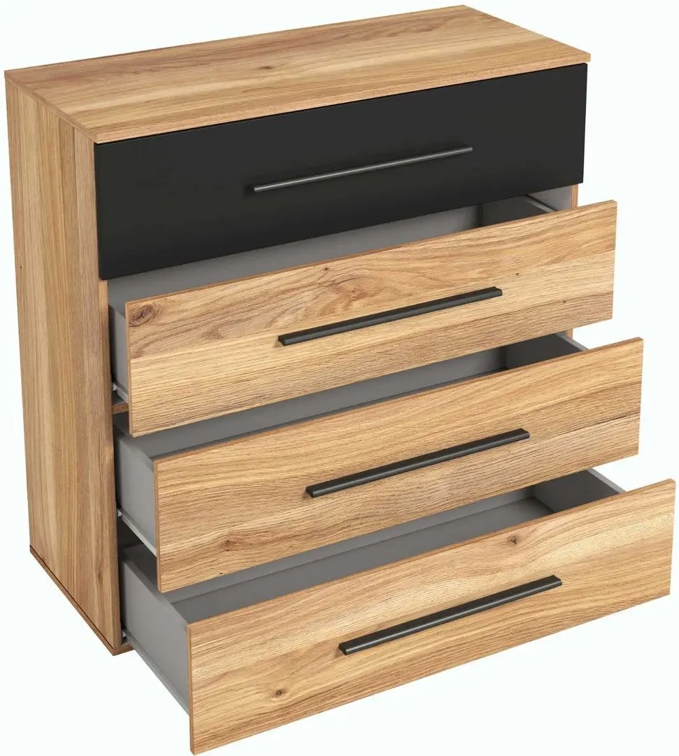 Comoda Helvetia Beta 22MW1627 4S (Mauvella Oak/Black)