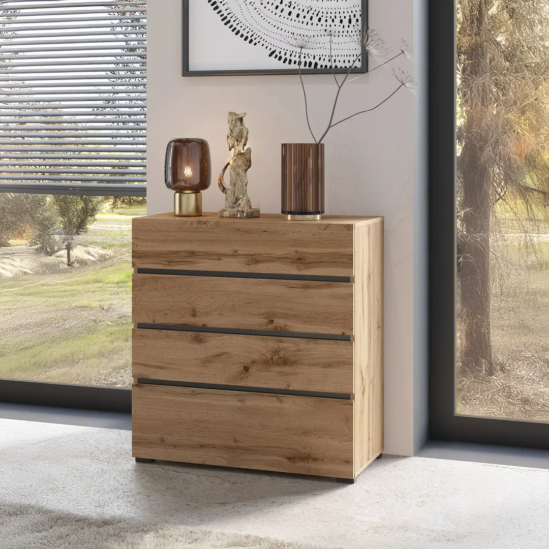 Comoda Helvetia Cross 24N6MY28 (Wotan Oak/Black)